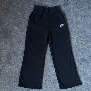 Nike Kids Black Sweatpants with Logo